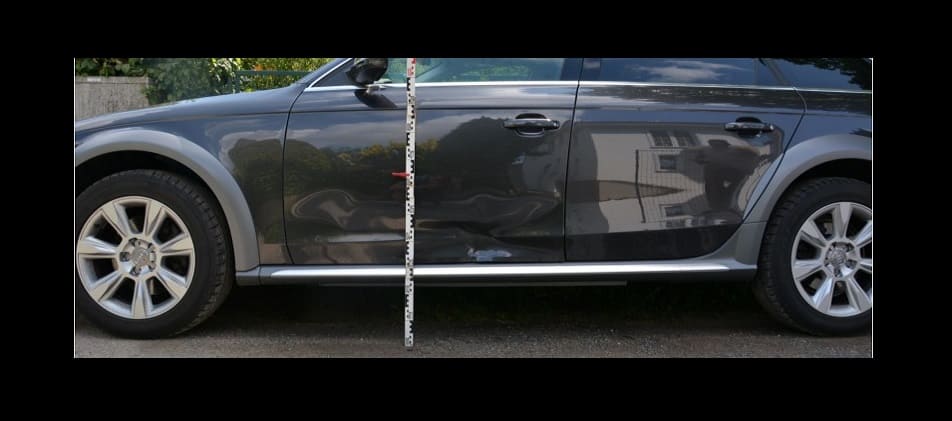 Blechschaden an Tür Schadenfeststellung mit Reparaturkosten Kfz Gutachter Hamburg-Wandsbek